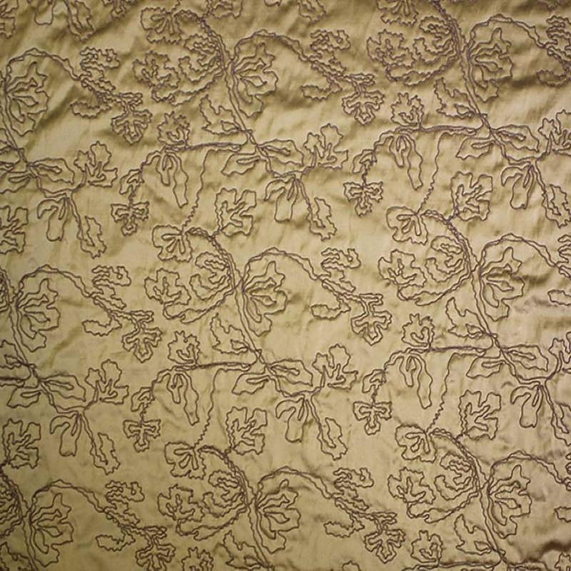 Dorsey Fabric in color Marigold is a Abstract Floral Embroidered Fabric pattern good for Drapery & Curtain Fabric