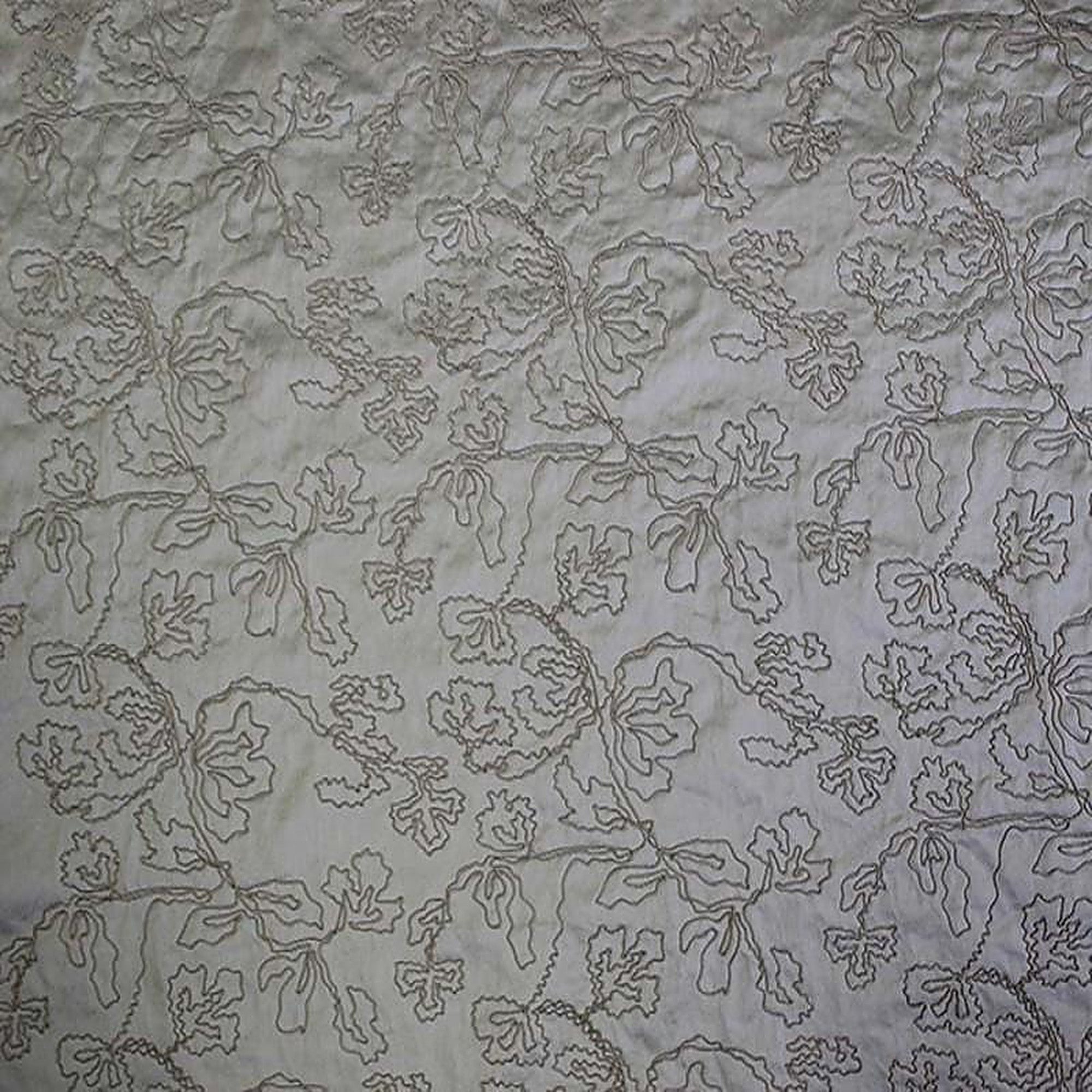 Dorsey Fabric in color Seaspray is a Abstract Floral Embroidered Fabric pattern good for Drapery & Curtain Fabric
