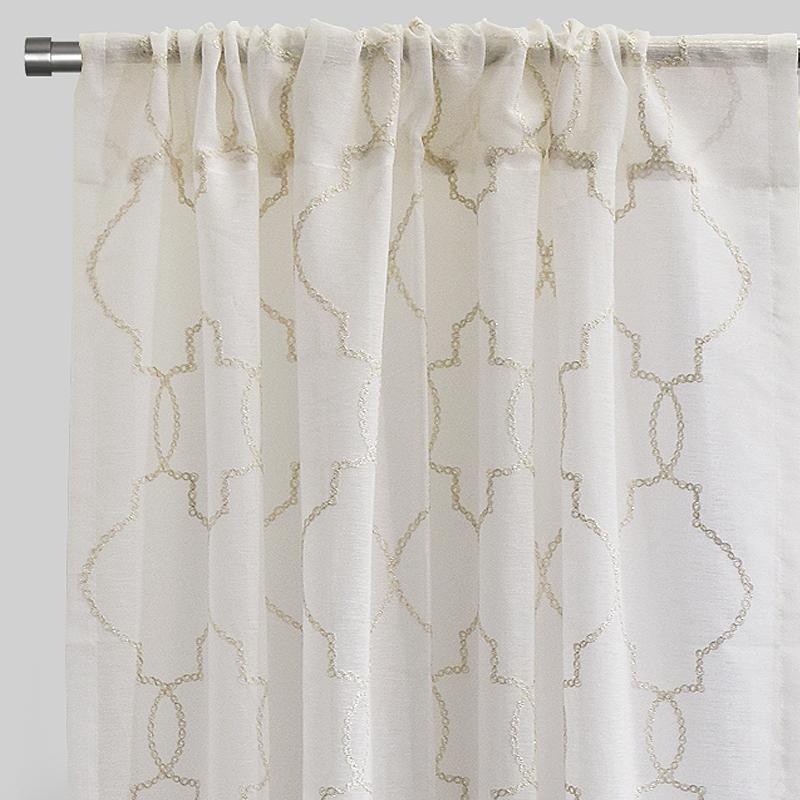 Aladdin Fabric | Embroidered Sheer - Rodeo Home
