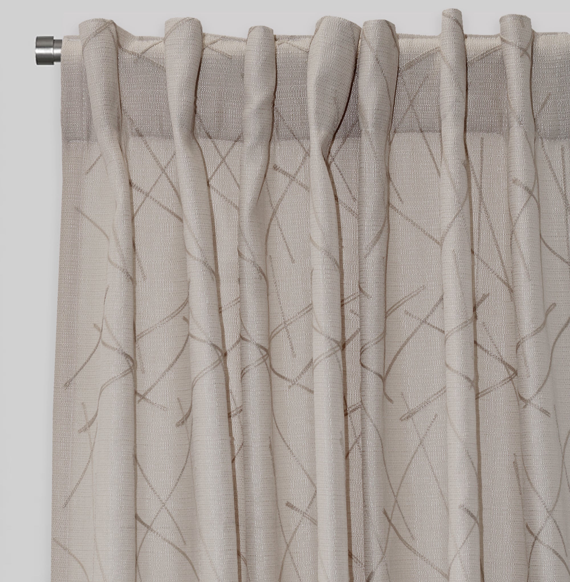 Bailey Curtain Panels | Embroidered