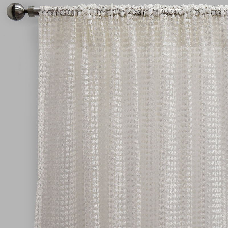 Clover Curtain Panels | Net-Like Sheer