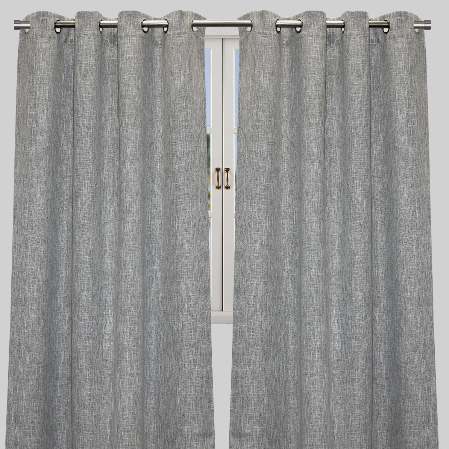 Colony Curtain Panels | Solid Linen Look Blackout