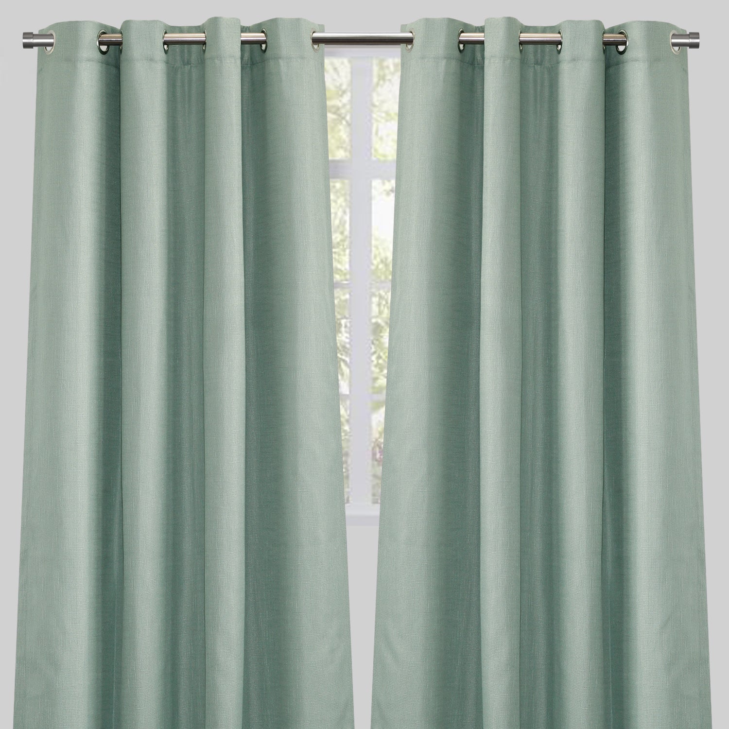 Leno Curtain Panels | Solid