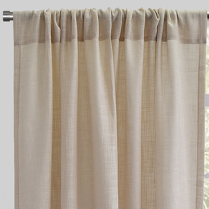 Ontario Curtain Panels | Solid Linen Look