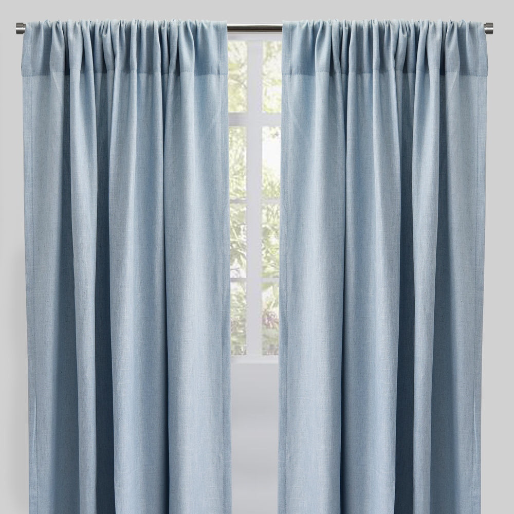 Saint Curtain Panels | Solid Linen Blend