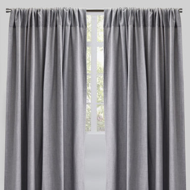 Saint Curtain Panels | Solid Linen Blend