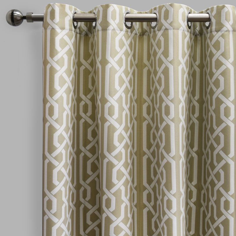 Samba Curtain Panels | Geometric Print