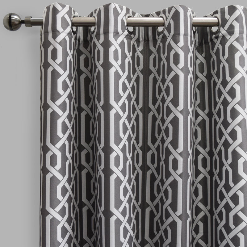 Samba Curtain Panels | Geometric Print