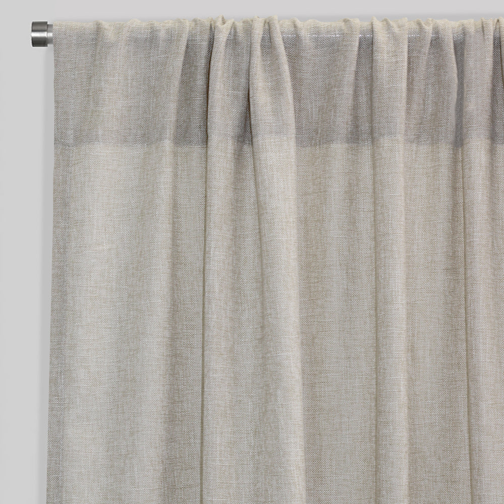 Shira Curtain Panels | Solid Linen Blend