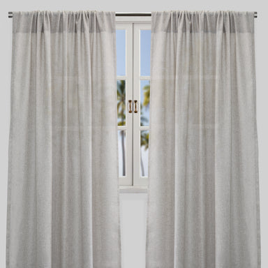 Shira Curtain Panels | Solid Linen Blend
