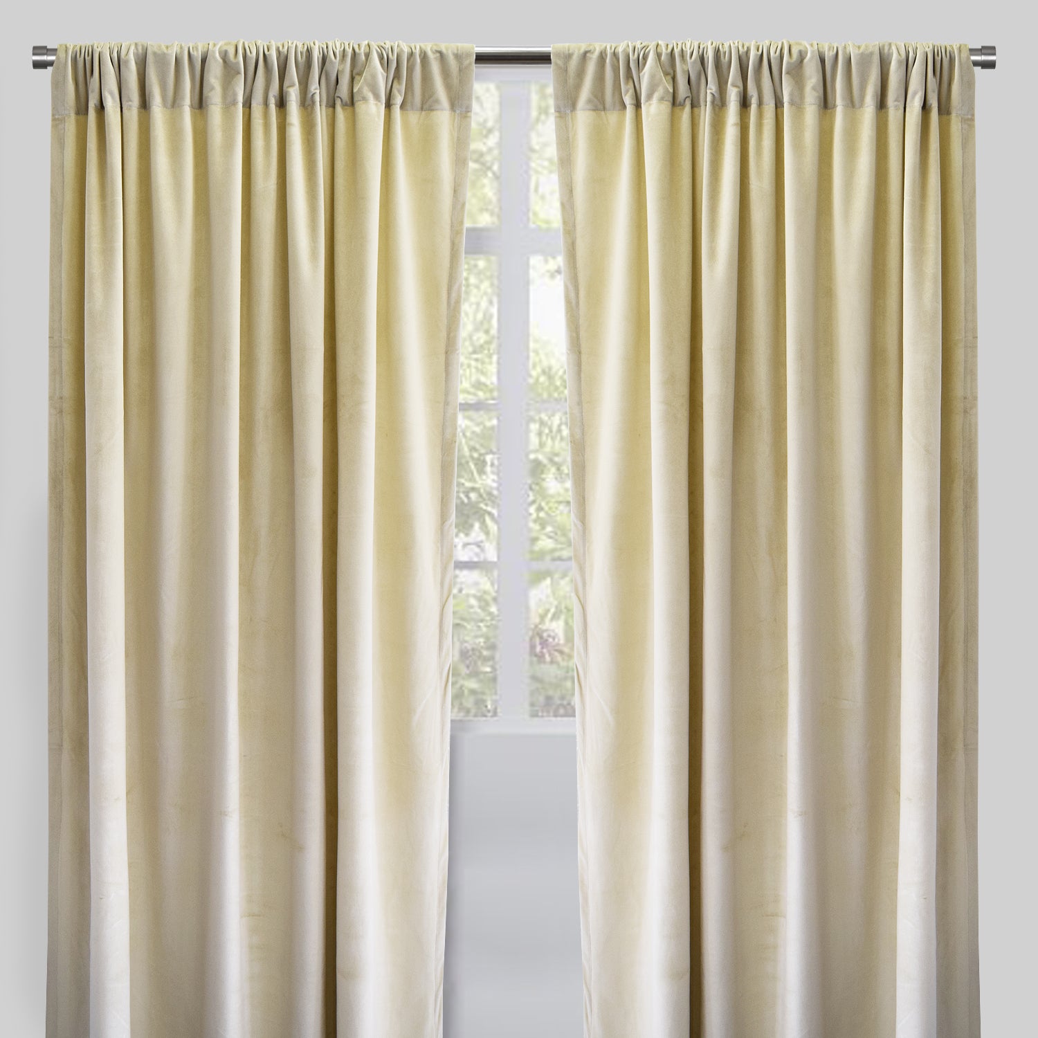 Torino Curtain Panels | Solid Velvet