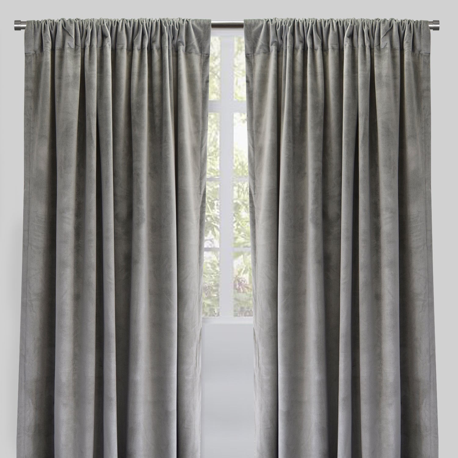 Torino Curtain Panels | Solid Velvet