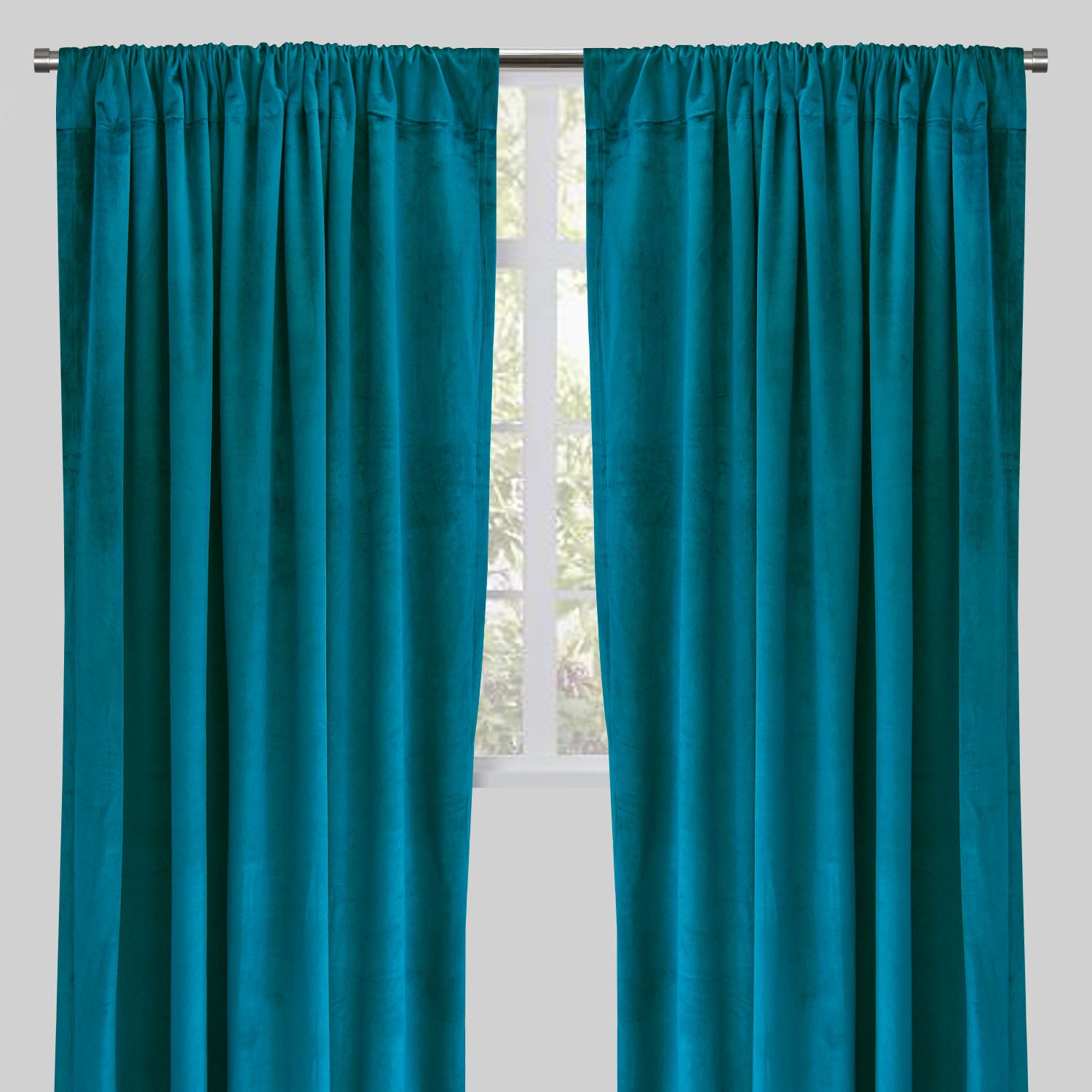 Torino Curtain Panels | Solid Velvet