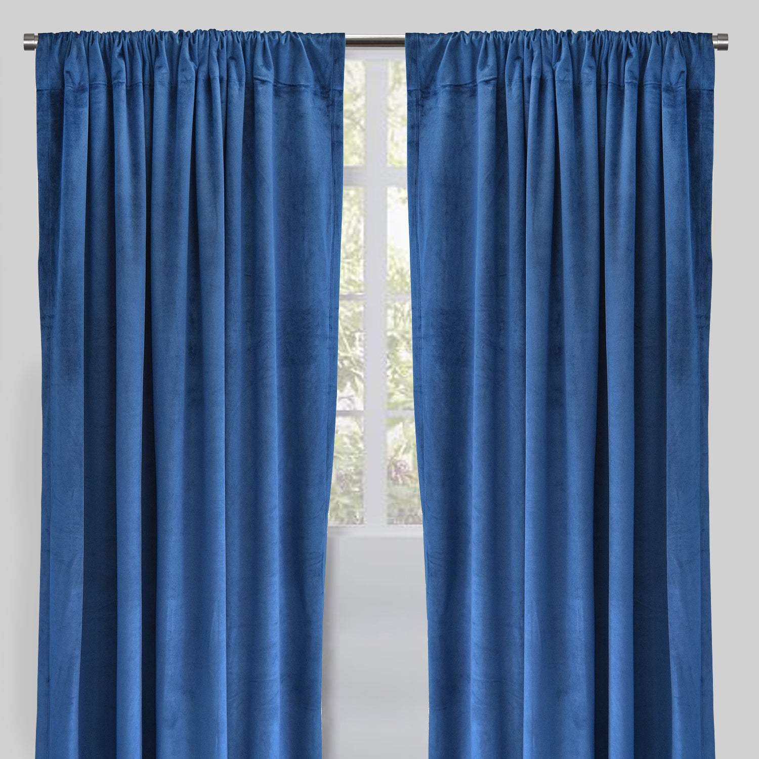 Torino Curtain Panels | Solid Velvet