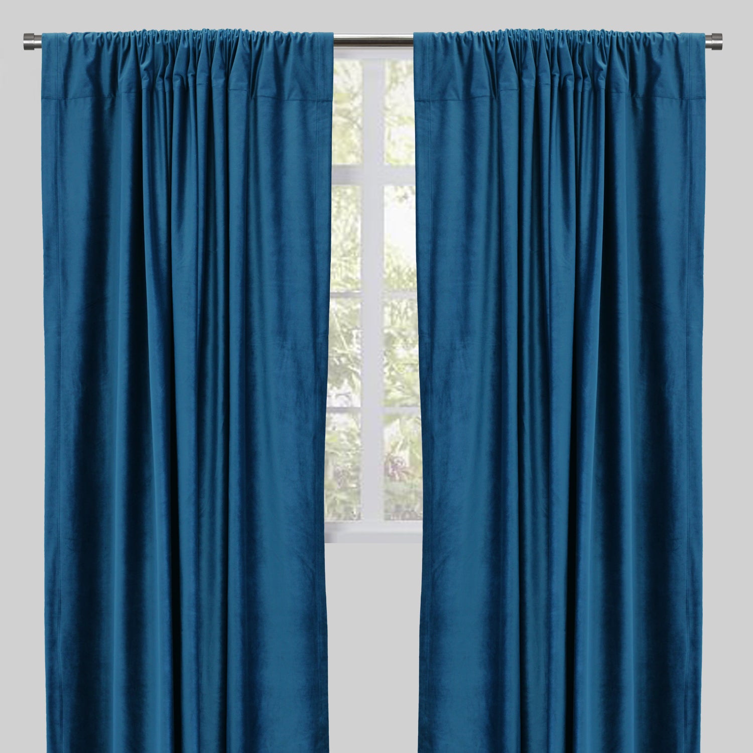 Tuscan Curtain Panels | Elegant Solid Velvet