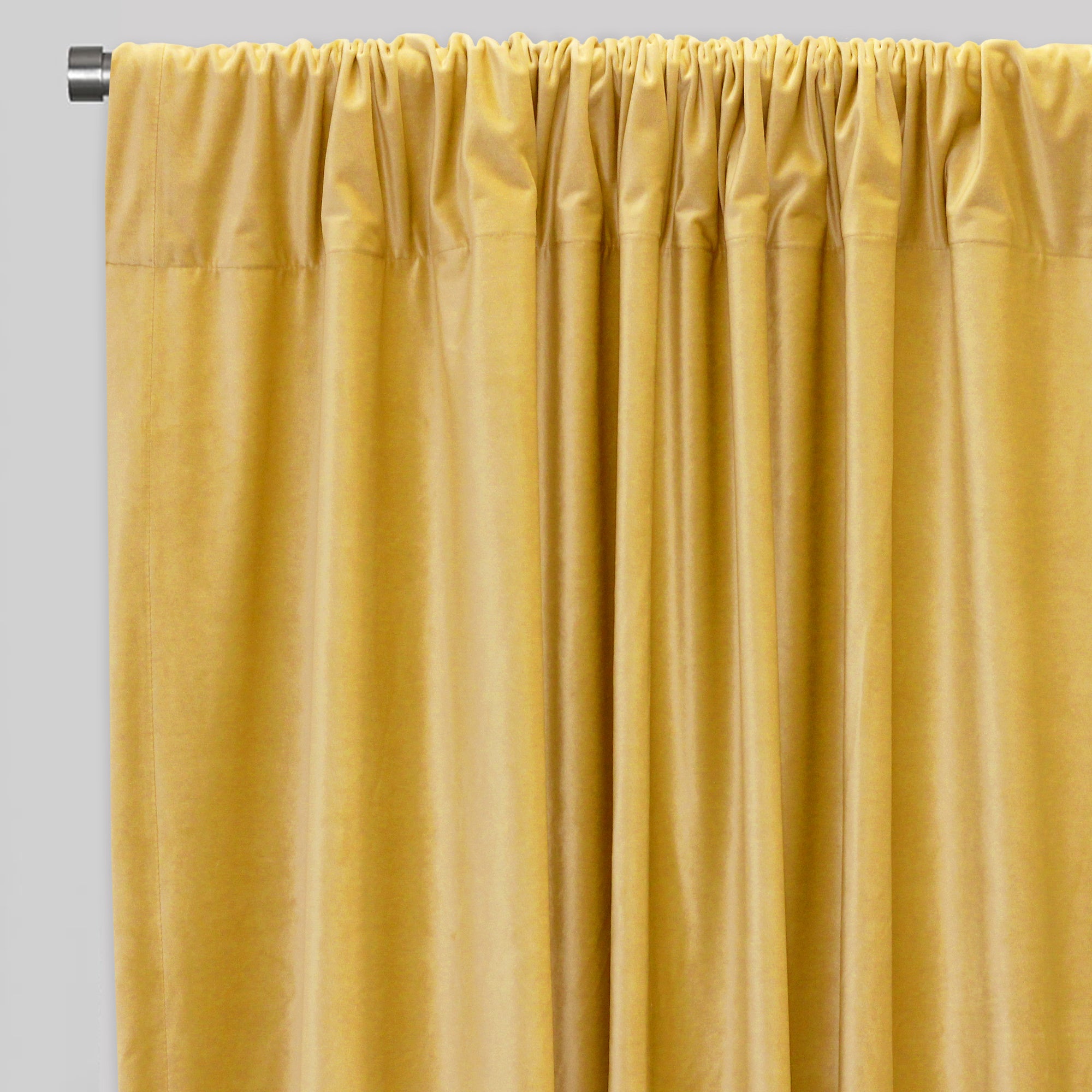 Tuscan Curtain Panels | Shiny Solid Velvet