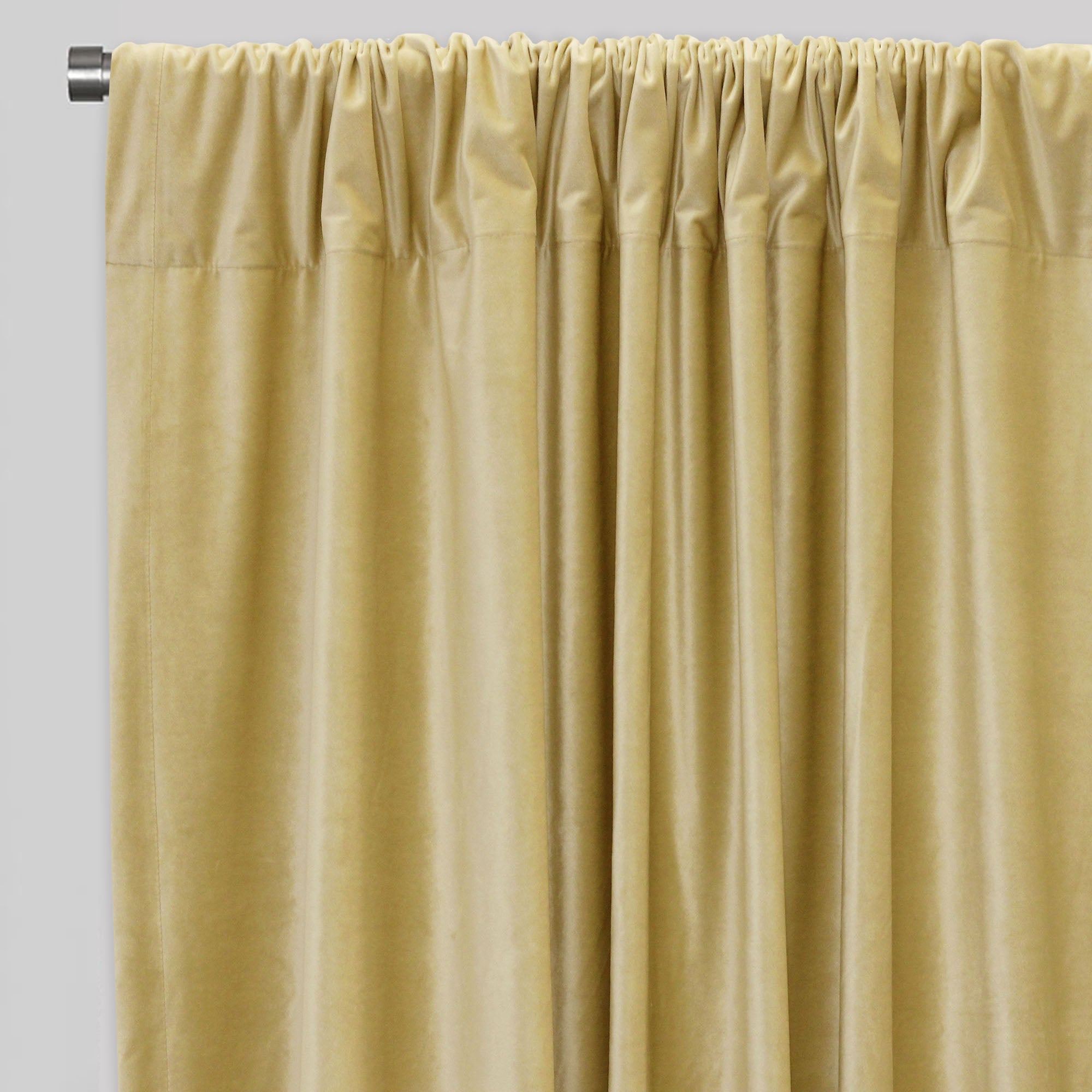 Tuscan Curtain Panels | Shiny Solid Velvet