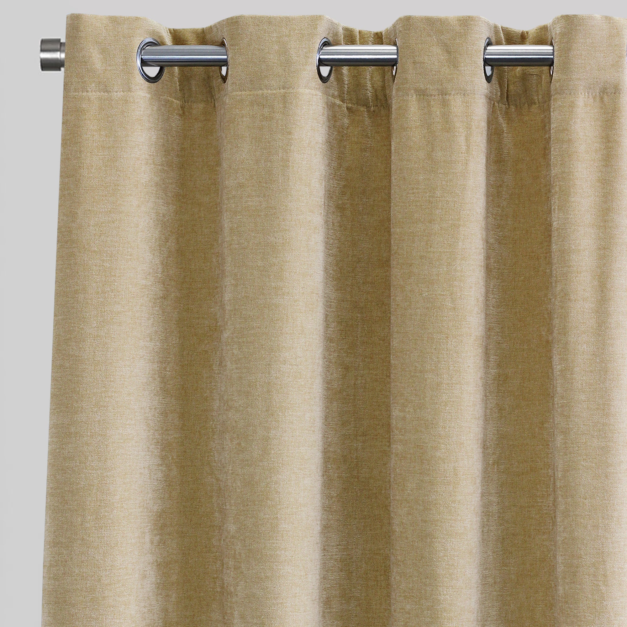 Vargas Curtain Panels | Solid Chenille