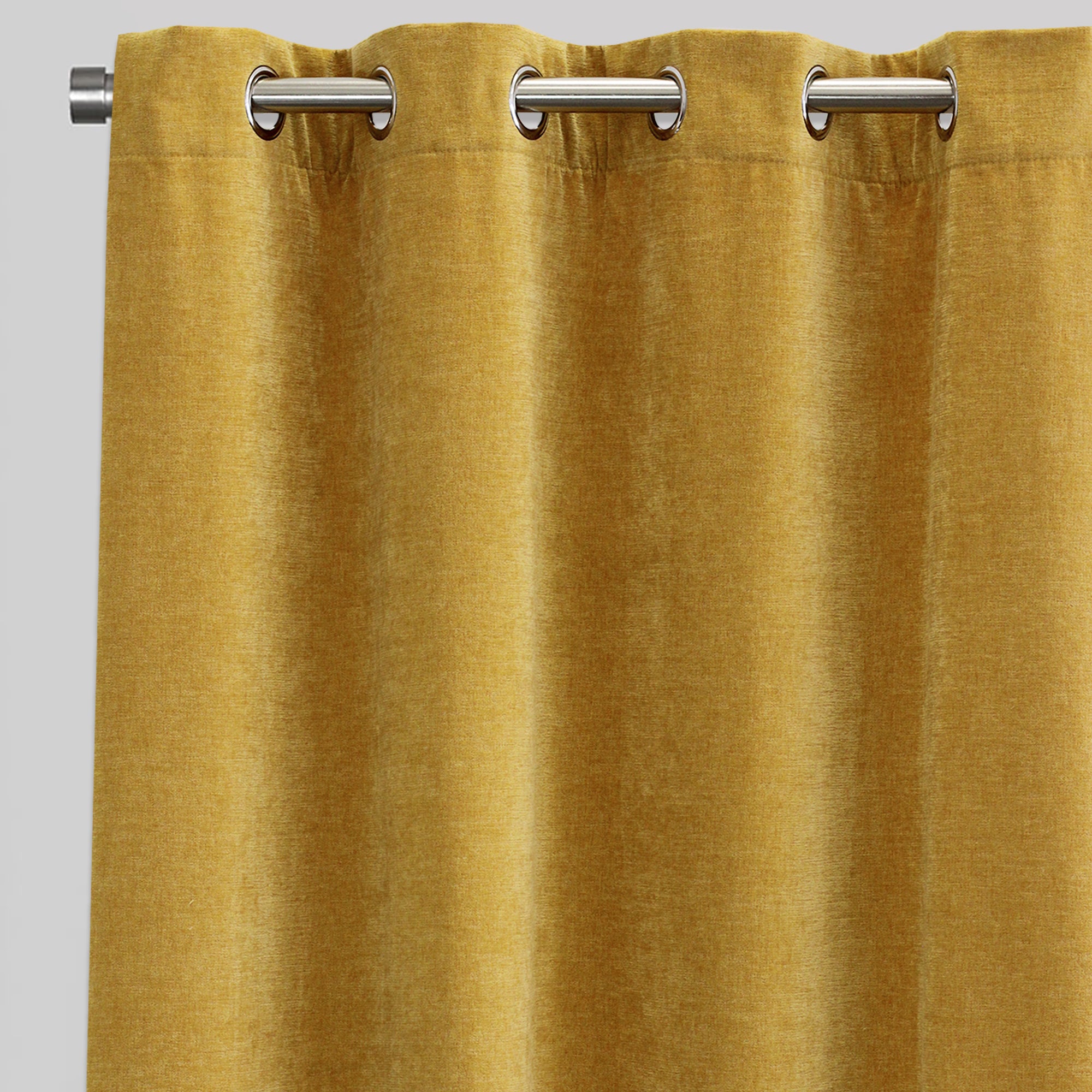 Vargas Curtain Panels | Solid Chenille