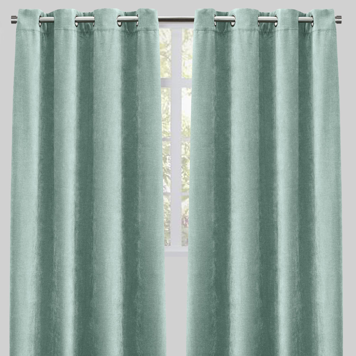 Vargas Curtain Panels | Solid Chenille