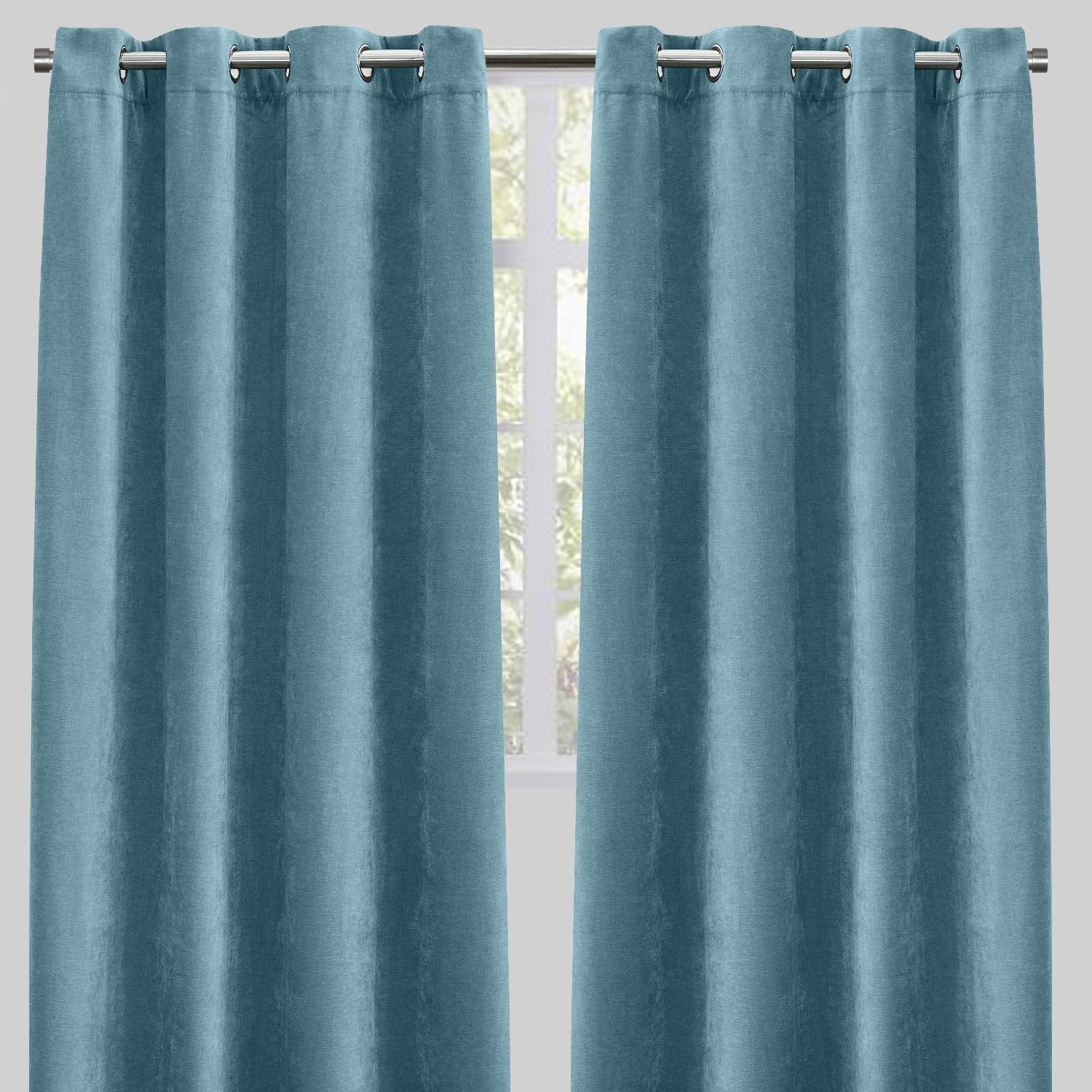 Vargas Curtain Panels | Solid Chenille