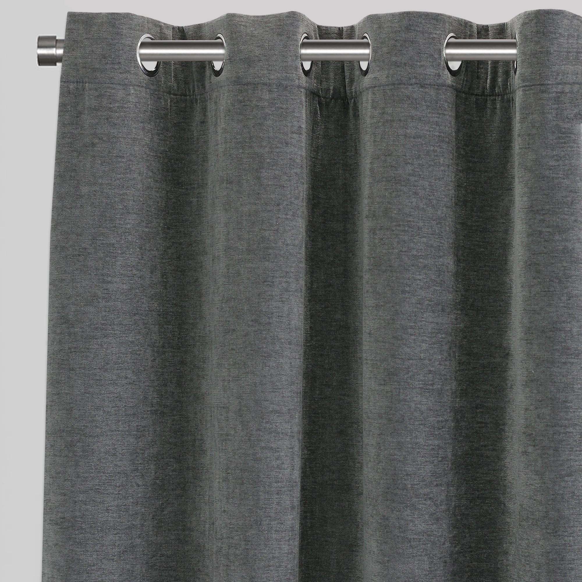 Vargas Curtain Panels | Solid Chenille