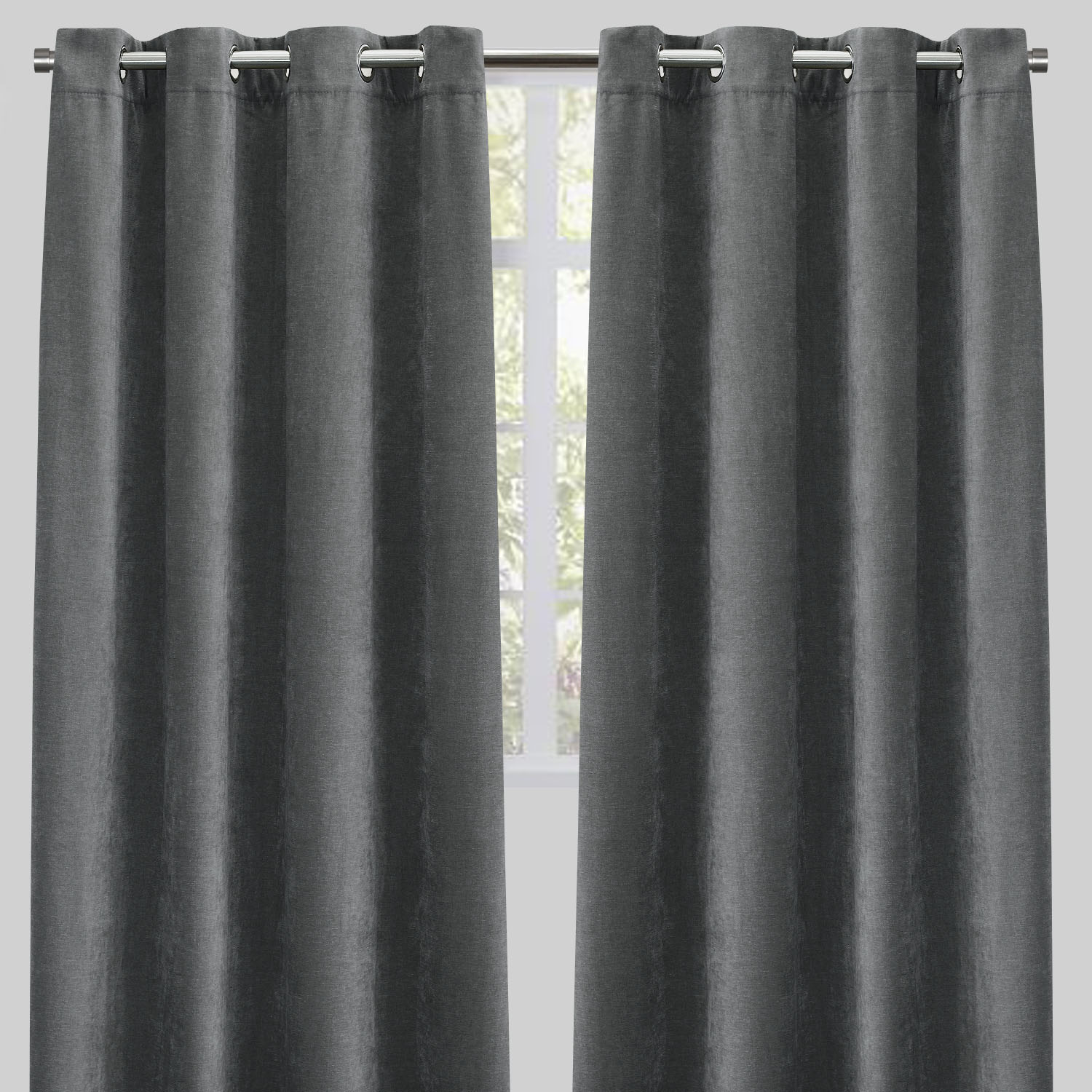 Vargas Curtain Panels | Solid Chenille
