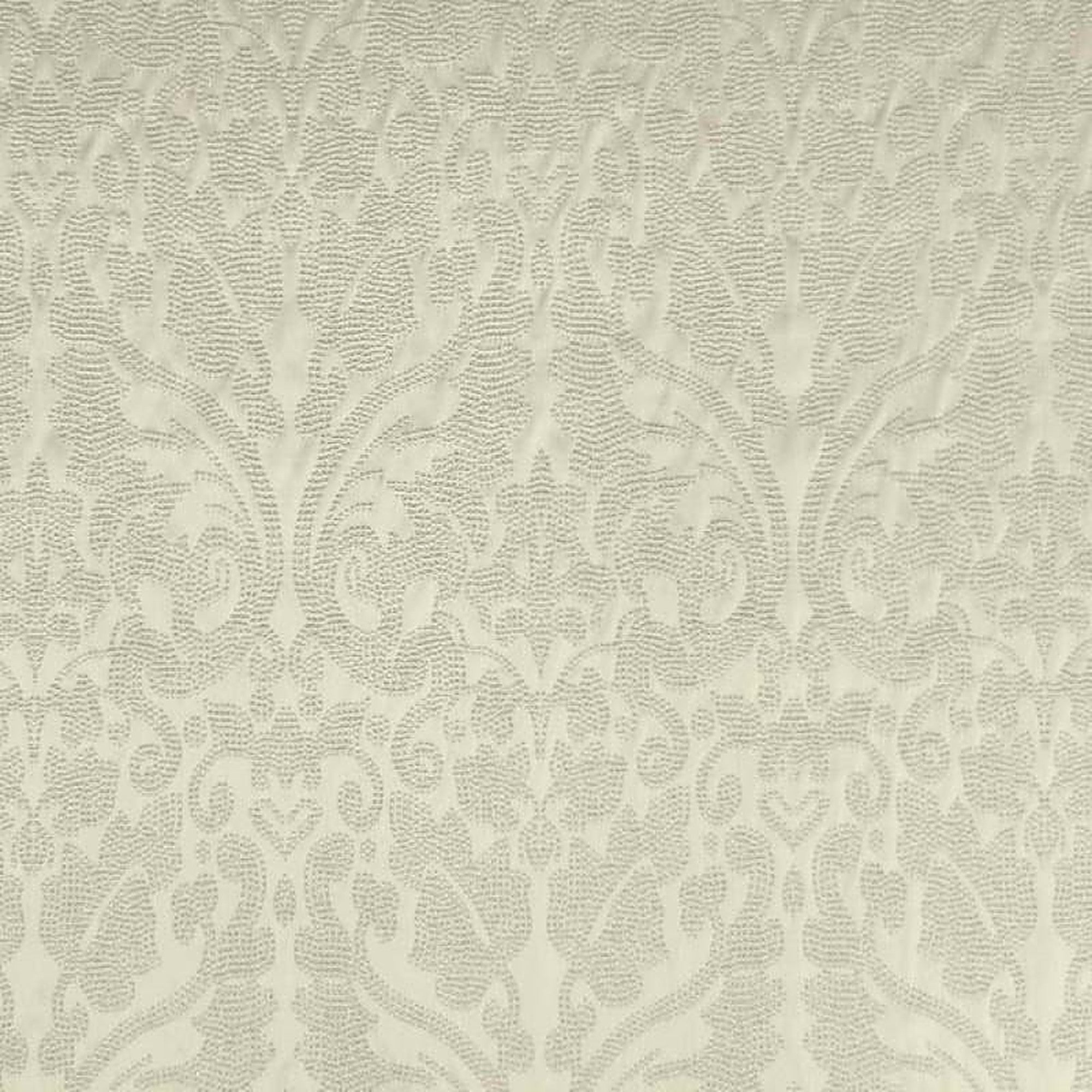 Eastern Fabric in color Ivory is a Shiny Dotted Damask Fabric pattern good for Drapery & Curtain Fabric