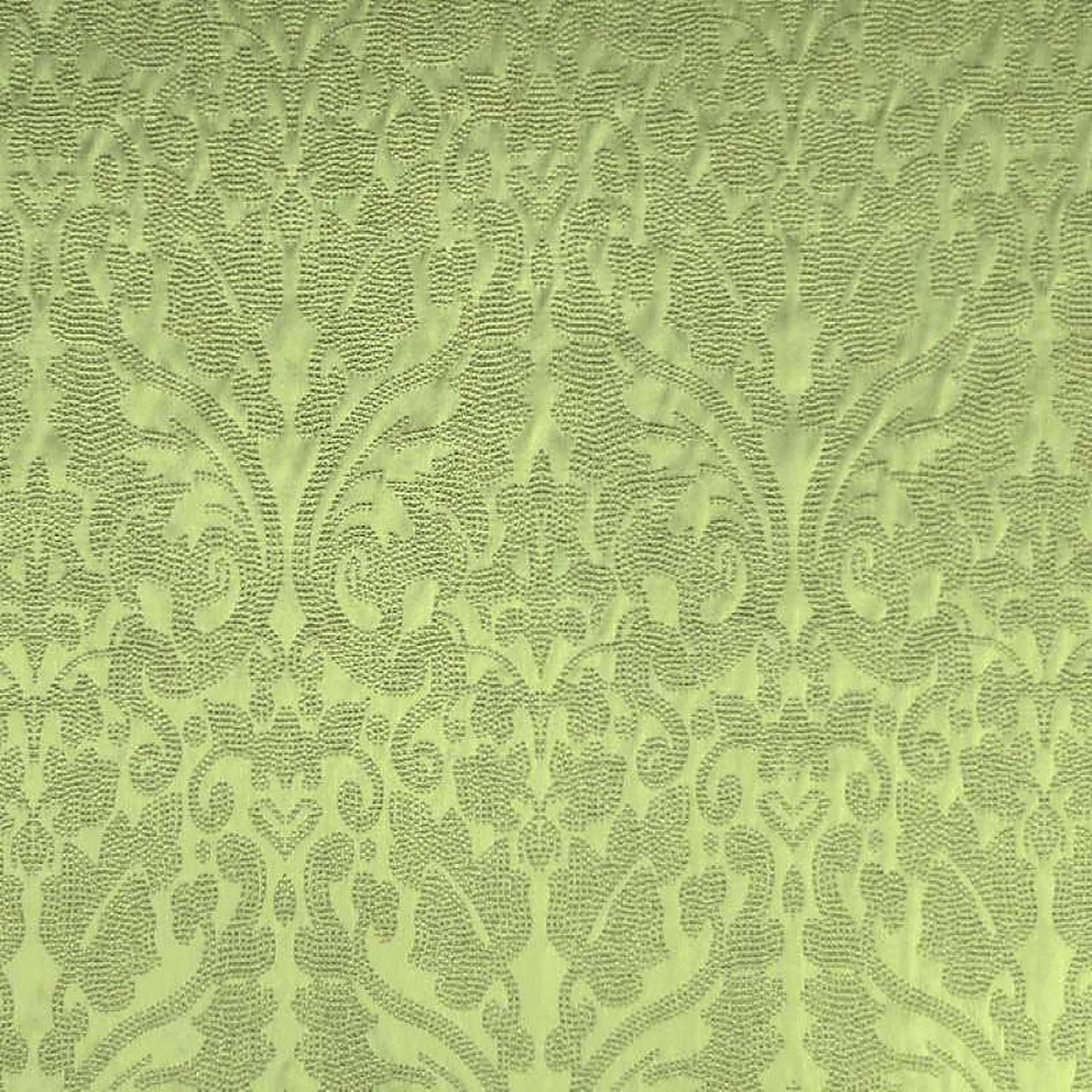 Eastern Fabric in color Apple is a Shiny Dotted Damask Fabric pattern good for Drapery & Curtain Fabric