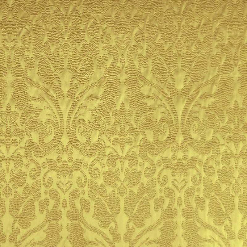 Eastern Fabric in color Gold is a Shiny Dotted Damask Fabric pattern good for Drapery & Curtain Fabric