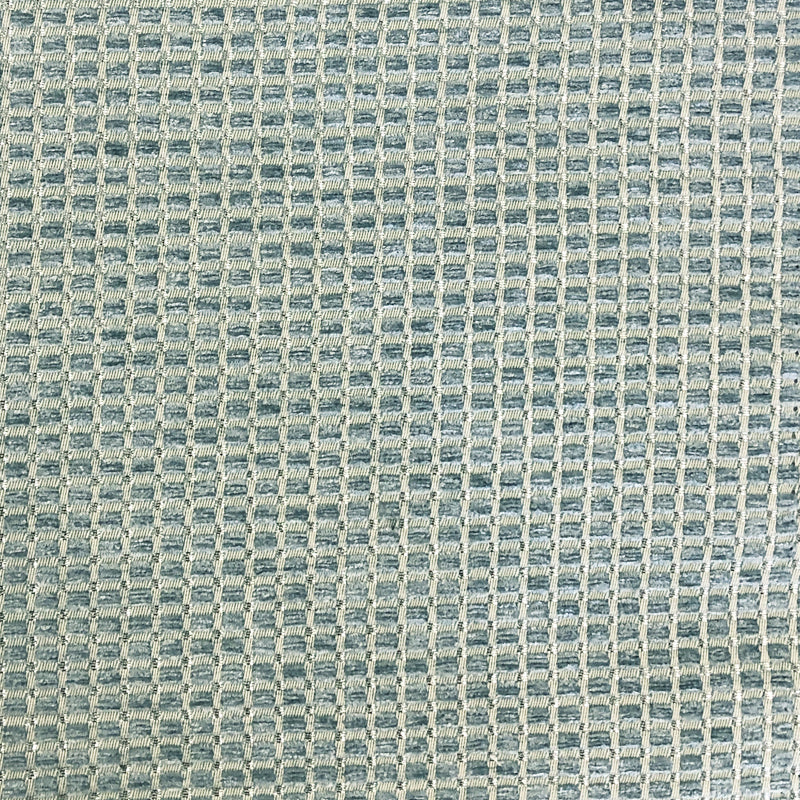 Elias Fabric in color Sky is a Small Square Metallic Fabric pattern good for Drapery & Curtain Fabric and Upholstery Fabric