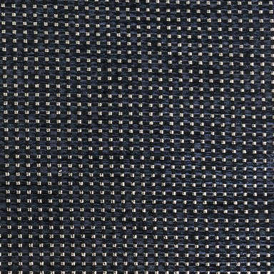 Elias Fabric in color Navy is a Small Square Metallic Fabric pattern good for Drapery & Curtain Fabric and Upholstery Fabric
