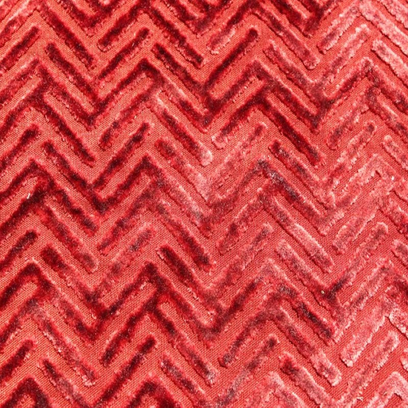Emerson Fabric in color Rust is a Geometric Velvet Fabric pattern good for Drapery & Curtain Fabric and Upholstery Fabric