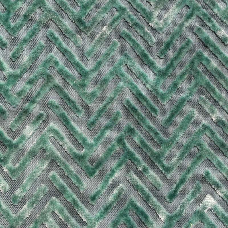 Emerson Fabric in color Spa is a Geometric Velvet Fabric pattern good for Drapery & Curtain Fabric and Upholstery Fabric