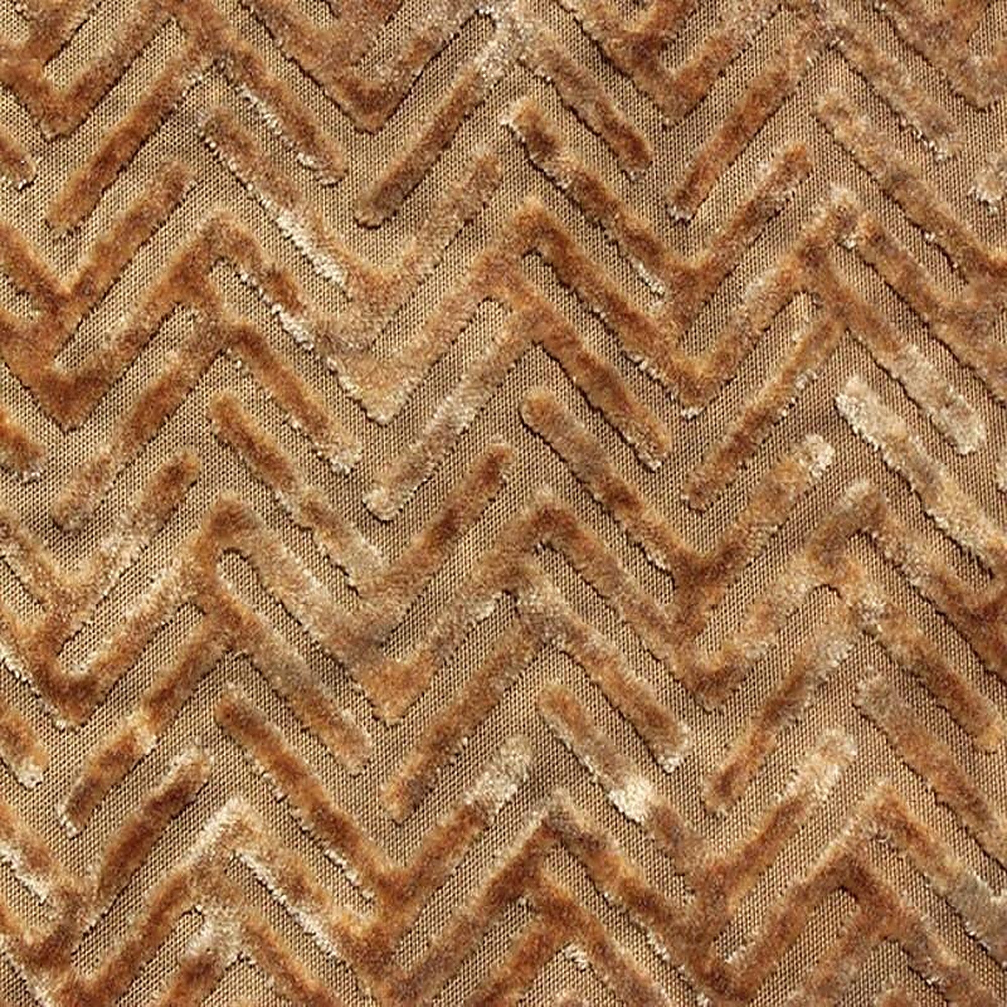 Emerson Fabric in color Brass is a Geometric Velvet Fabric pattern good for Drapery & Curtain Fabric and Upholstery Fabric