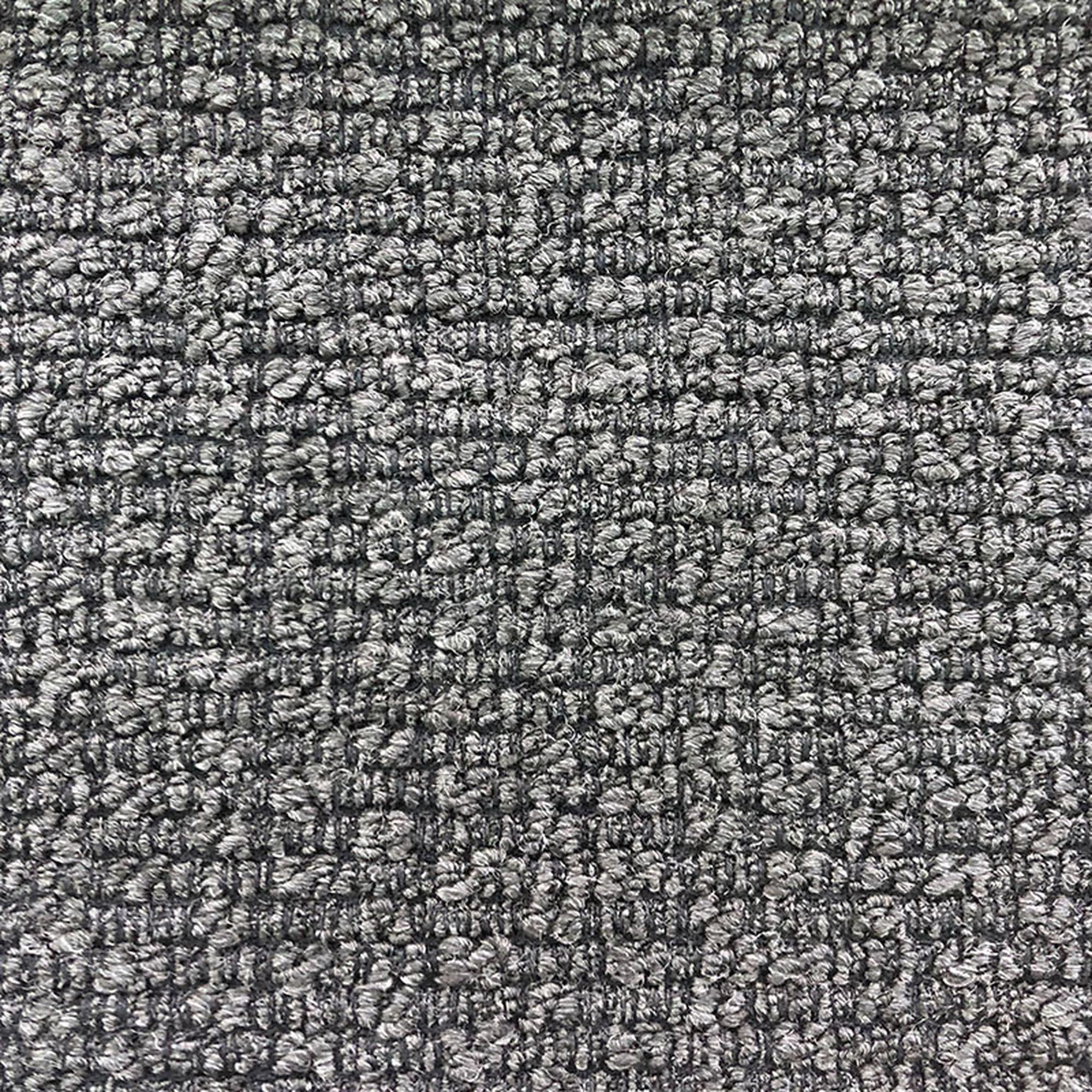 Emery fabric in color Black showcasing fabric textured woven linen look upholstery fabric.