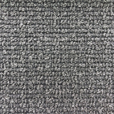 Emery fabric in color Black showcasing fabric textured woven linen look upholstery fabric.