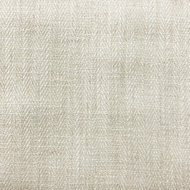 Fedora fabric in color Natural showcasing fabric chevron linen blend drapery & curtain fabric.