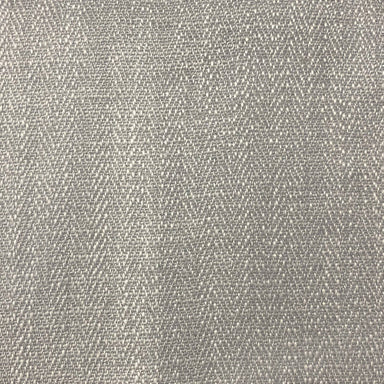 Fedora fabric in color Silver showcasing fabric chevron linen blend drapery & curtain fabric.
