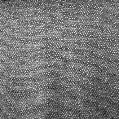 Fedora fabric in color Gray showcasing fabric chevron linen blend drapery & curtain fabric.