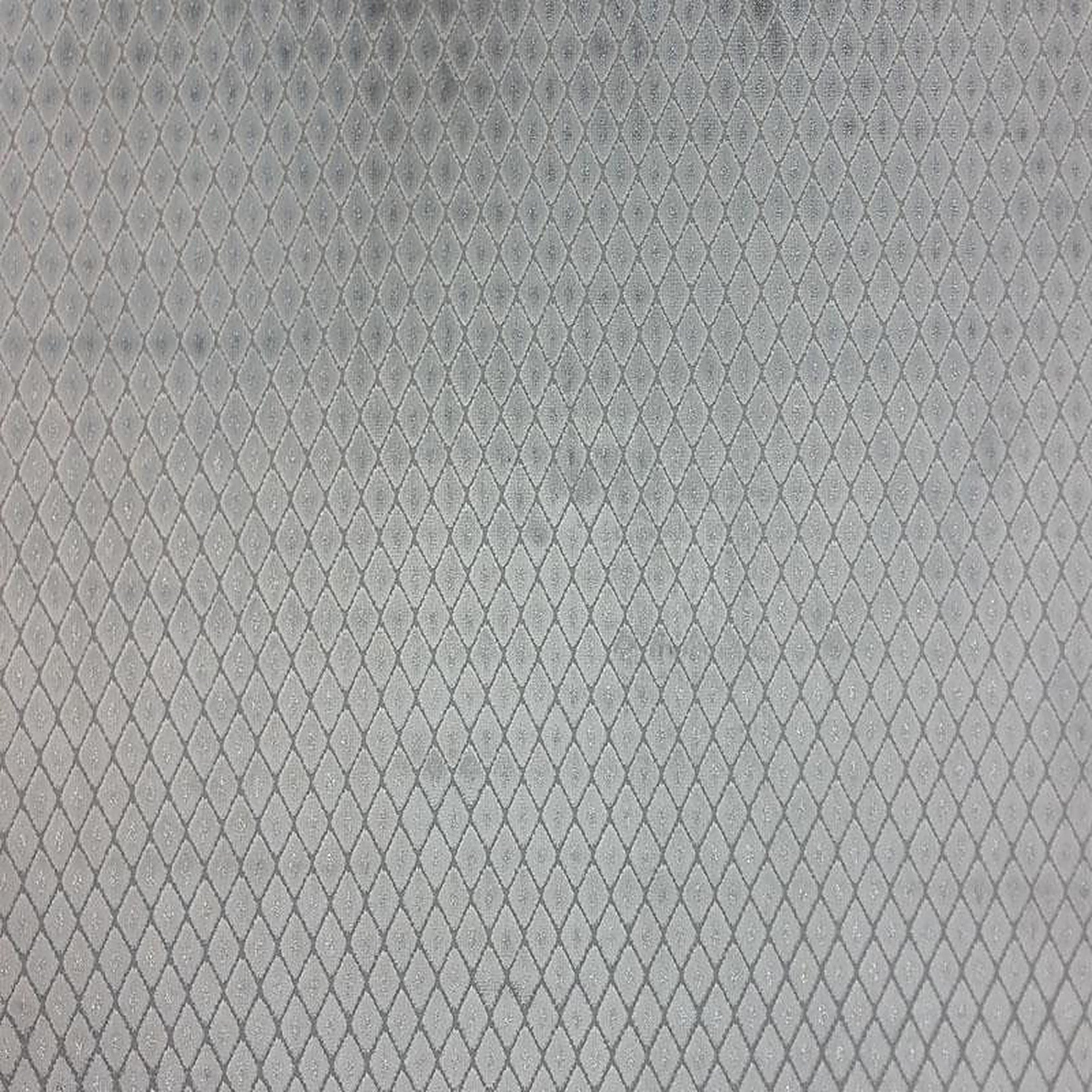 Flare Fabric in color Silver is a Small Diamond Velvet Fabric pattern good for Drapery & Curtain Fabric and Upholstery Fabric