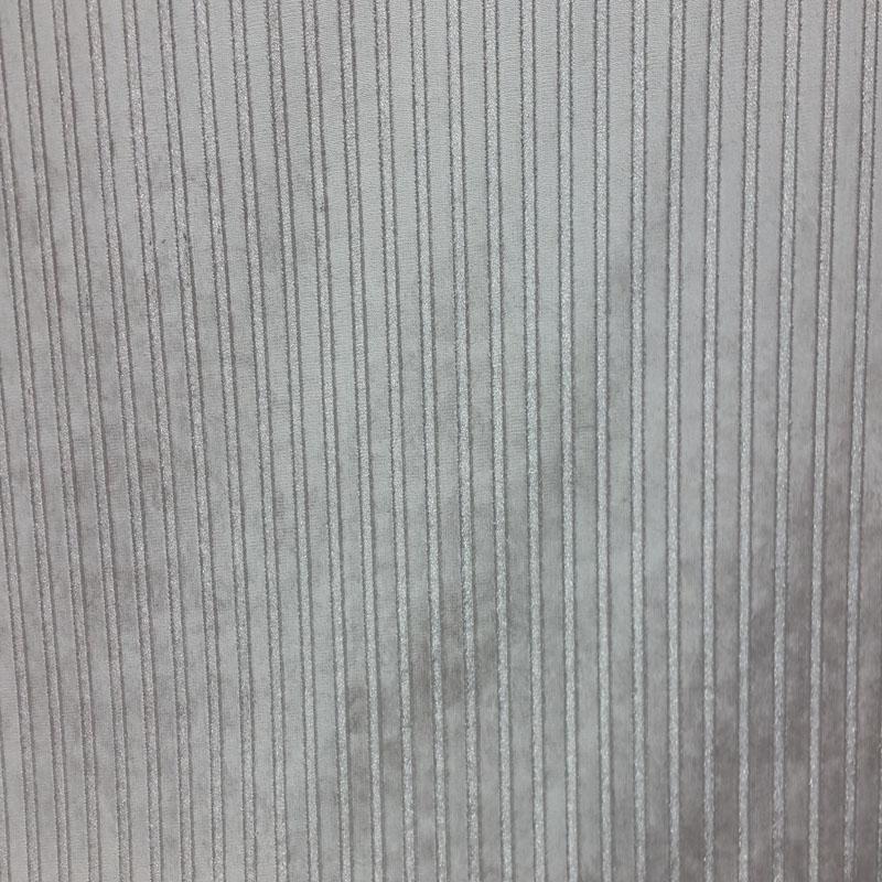 Flash Fabric in color Silver is a Metallic Stripe Velvet Fabric pattern good for Drapery & Curtain Fabric and Upholstery Fabric