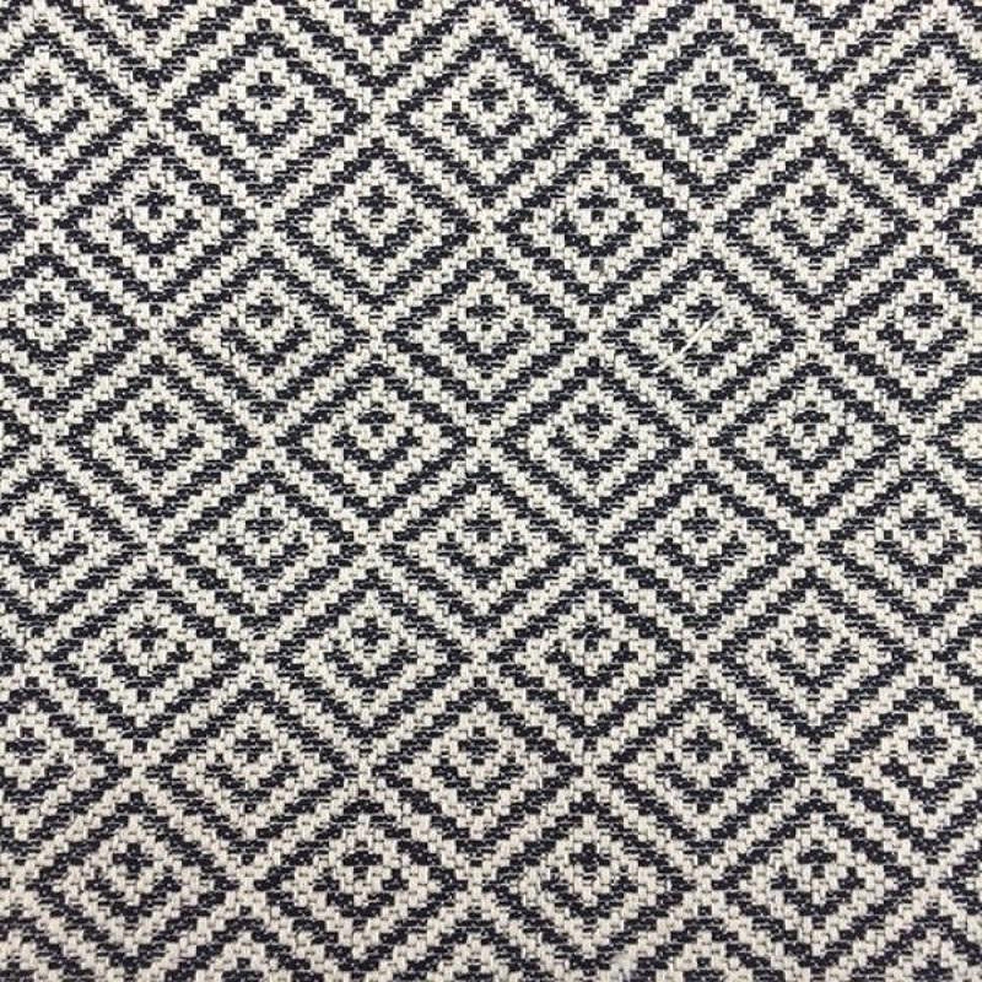 Ford Fabric in color Black is a Diamond Linen Look Fabric pattern good for Drapery & Curtain Fabric and Upholstery Fabric