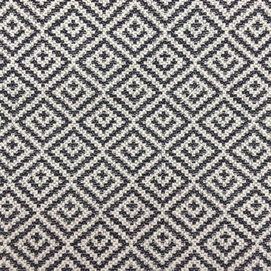 Ford Fabric in color Black is a Diamond Linen Look Fabric pattern good for Drapery & Curtain Fabric and Upholstery Fabric
