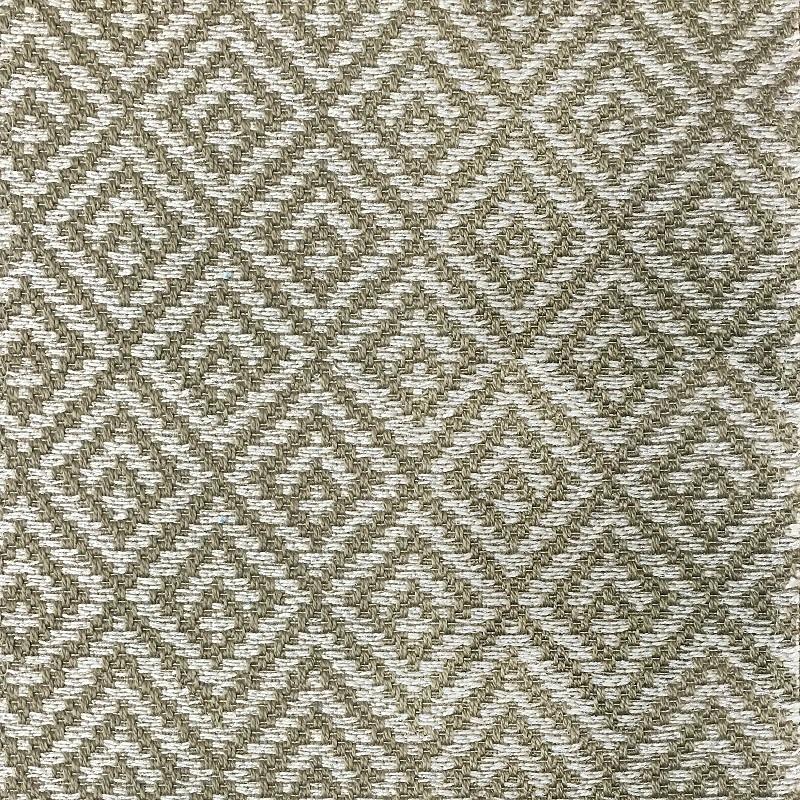 Fred Fabric in color Mocha is a Metallic Diamond Linen Look Fabric pattern good for Drapery & Curtain Fabric and Upholstery Fabric