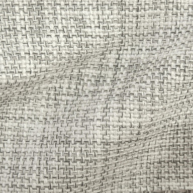 Gelina Fabric in color Ivory is a Textured Solid Linen Blend Fabric that is good for Upholstery Fabric