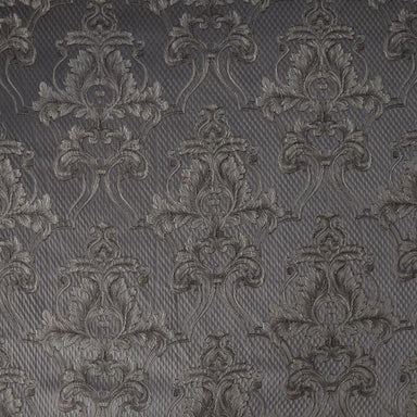 Giovani fabric in color Mocha showcasing fabric elegant traditional damask drapery & curtain fabric.