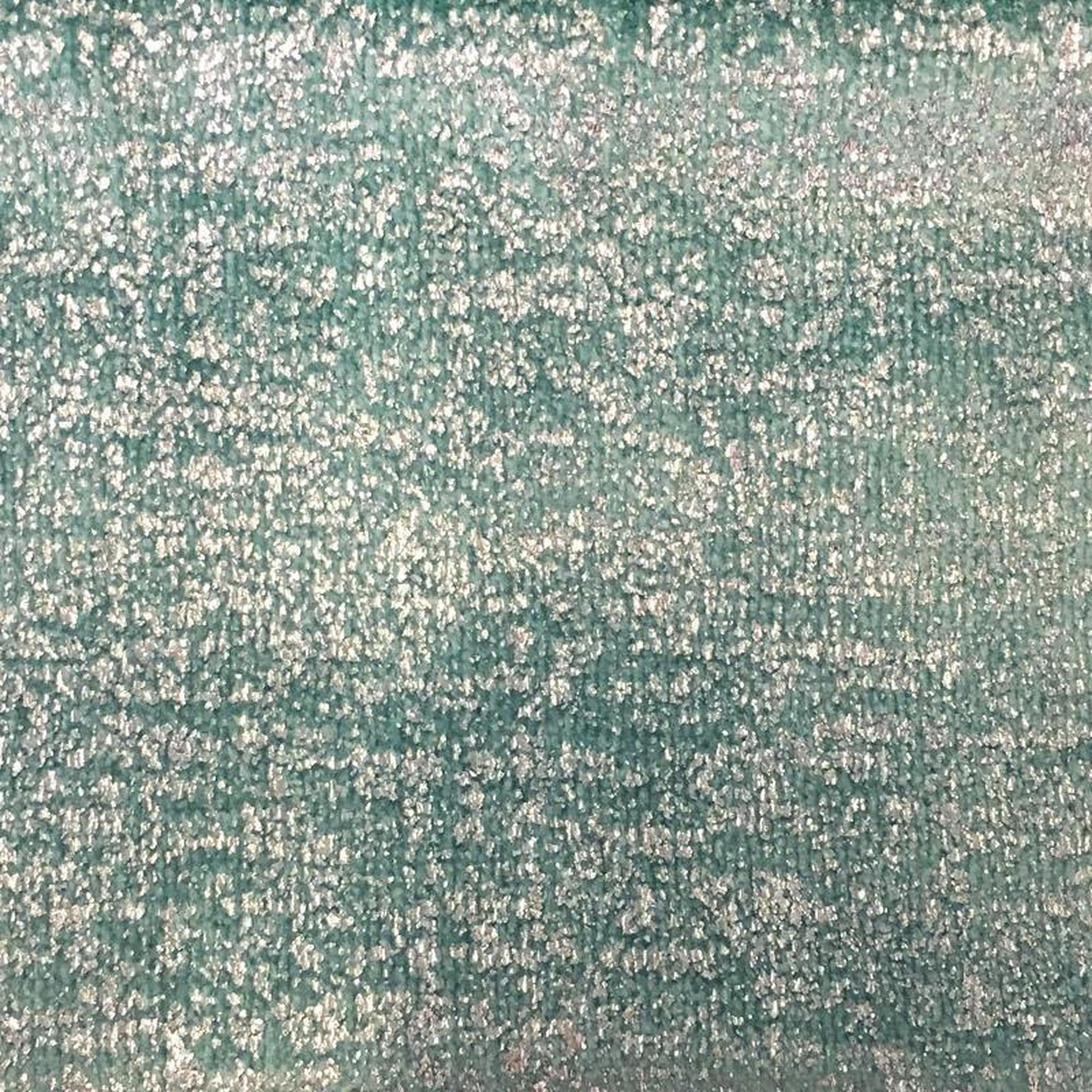 Glen fabric in color Teal showcasing fabric solid foil-print metallic velvet upholstery fabric & drapery & curtain fabric.