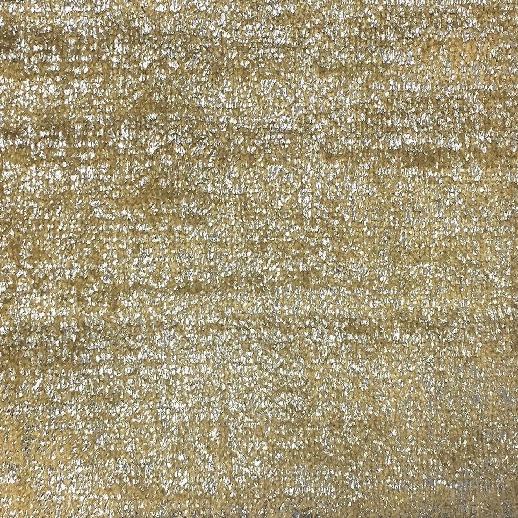 Glen fabric in color Brass showcasing fabric solid foil-print metallic velvet upholstery fabric & drapery & curtain fabric.