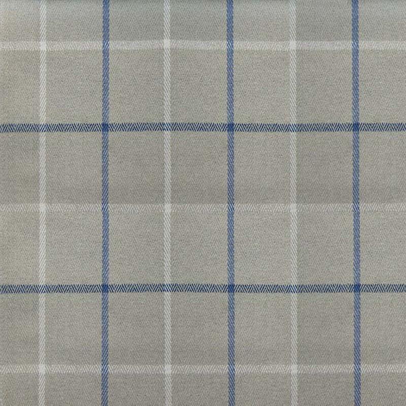 Guetta Fabric in color Ocean is a Plaid Chenille Fabric pattern good for Drapery & Curtain Fabric and Upholstery Fabric